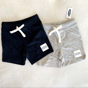 Two Old Navy toddler boys jersey shorts bundle